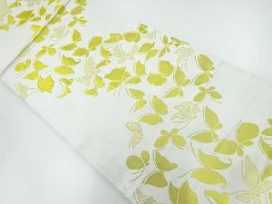 蝶模様織出し踊り帯